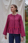 Tessa Oxford Cotton Gingham Top