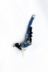 Blue Magpie Brooch Pin Blue