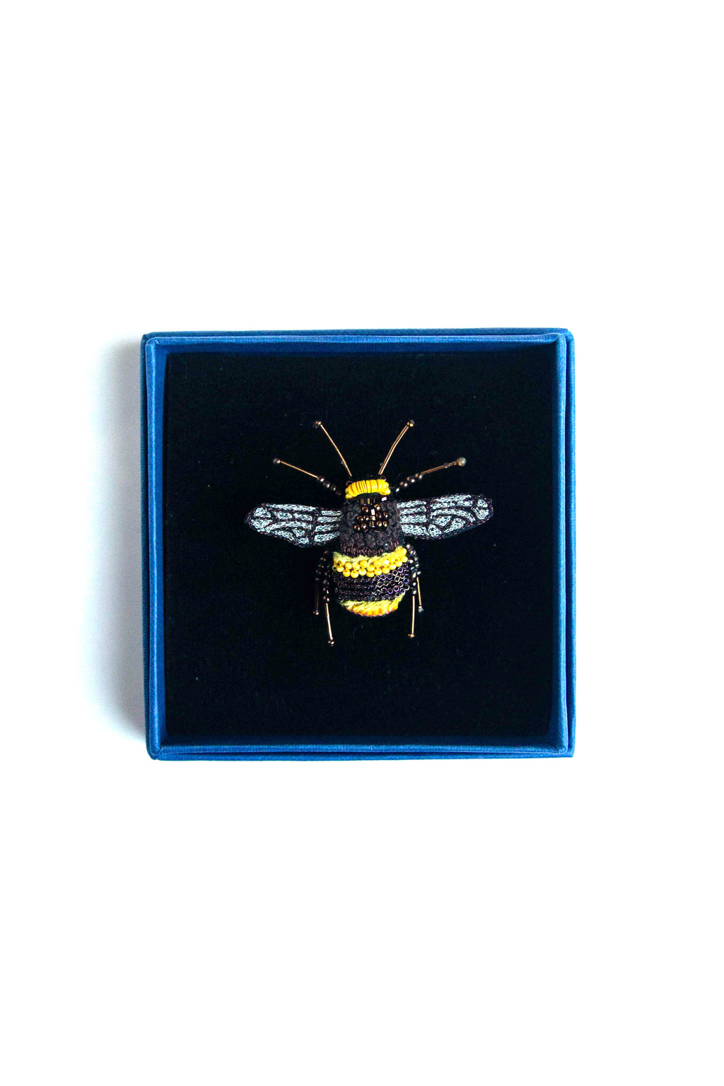 Bumblebee Brooch Pin Yellow Multi