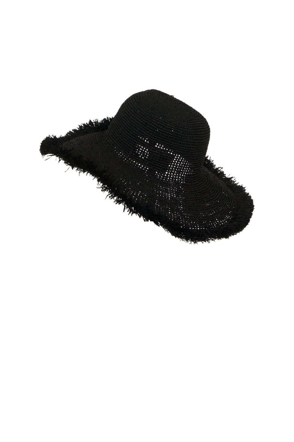 Sans Arcidet Coconut Small Brim Hat in Black