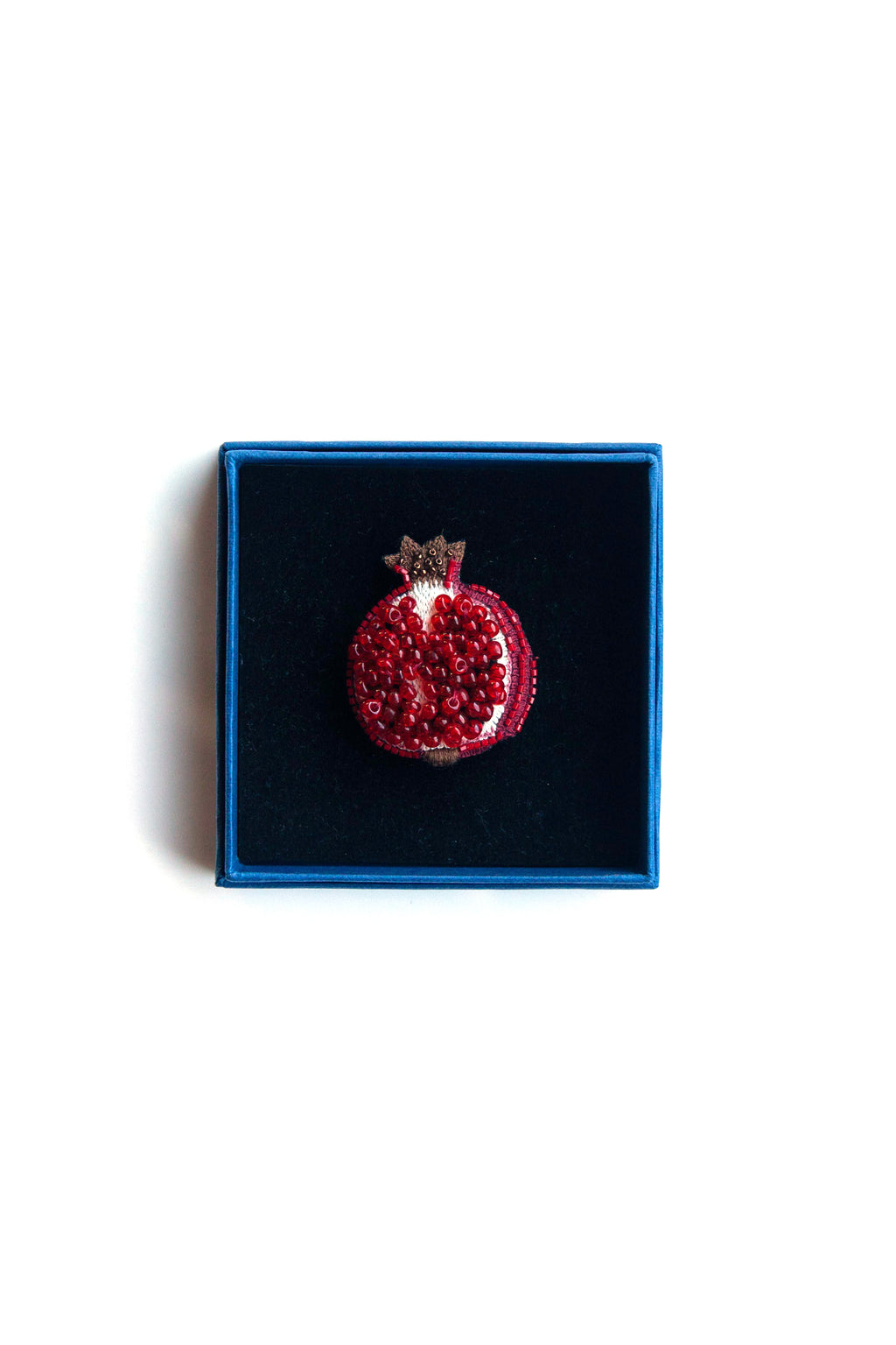 Pomegranate Brooch Pin Red