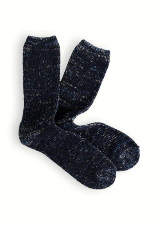 Thunders Love Wool Collection Recycled Navy Socks