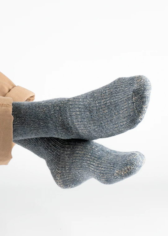 Thunders Love Wool Collection Recycled Blue Socks