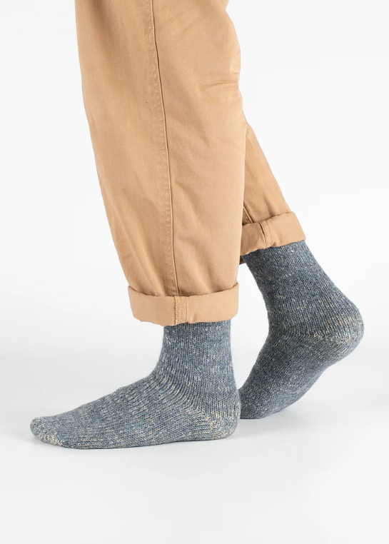 Thunders Love Wool Collection Recycled Blue Socks