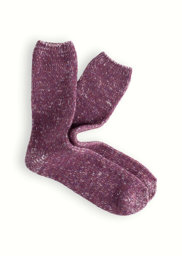 Thunders Love Wool Collection Recycled Purple Socks