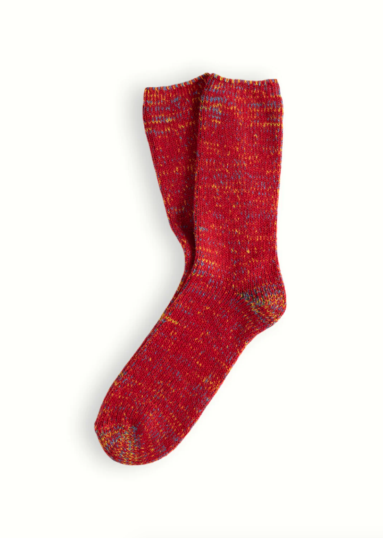 Thunders Love Wool Collection Recycled Red Socks