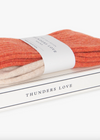 Thunders Love Wool Collection Vintage Orange Socks